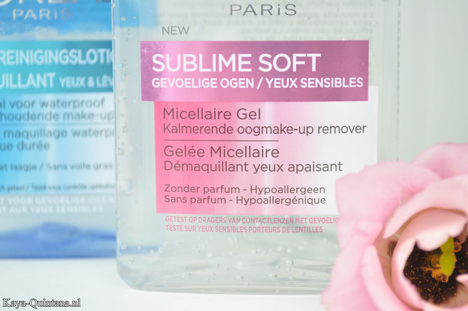 Sublime soft, micellaire oogmakeup remover van L
